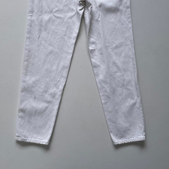 Vintage 80's LEVIS 501 White Jeans Made in USA 13 S / 28-29" W / High Rise - Picture 6 of 11